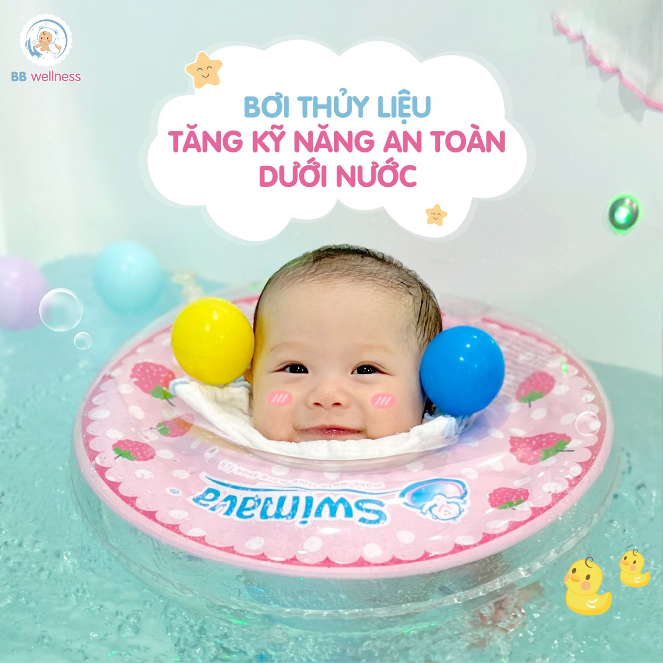 RÈN KỸ NĂNG AN TOÀN DƯỚI NƯỚC CHO BÉ TỪ SỚM