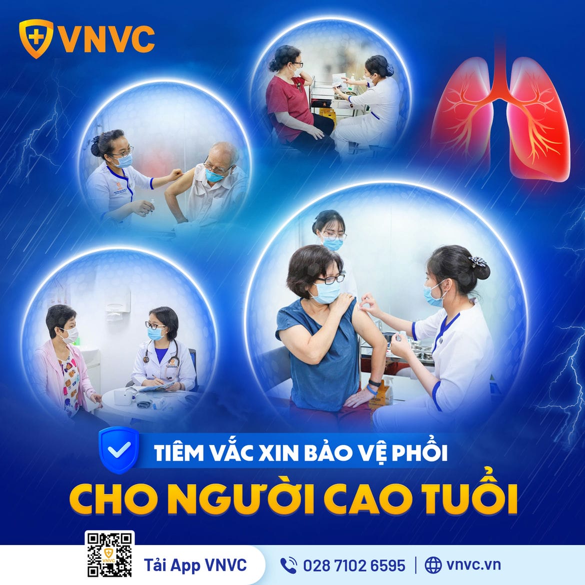 TIÊM VẮC XIN PHÒNG VIÊM PHỔI CHO NGƯỜI LỚN KHI TRỜI LẠNH!