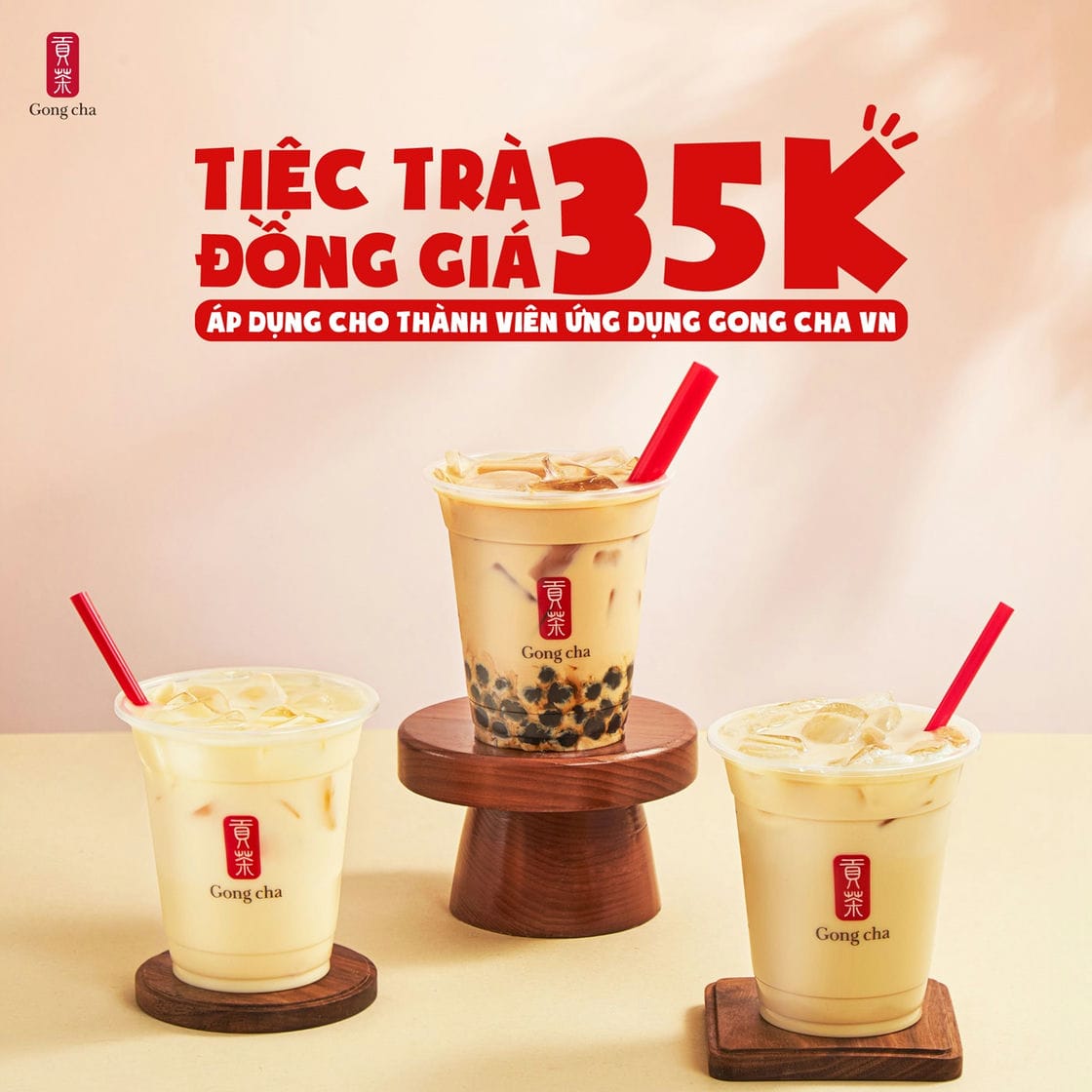 Ghé Gong Cha – Tiệc trà đồng giá!