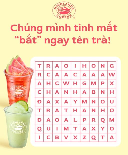TINH MẮT, "BẮT" TRÀ CÙNG HIGHLANDS!
