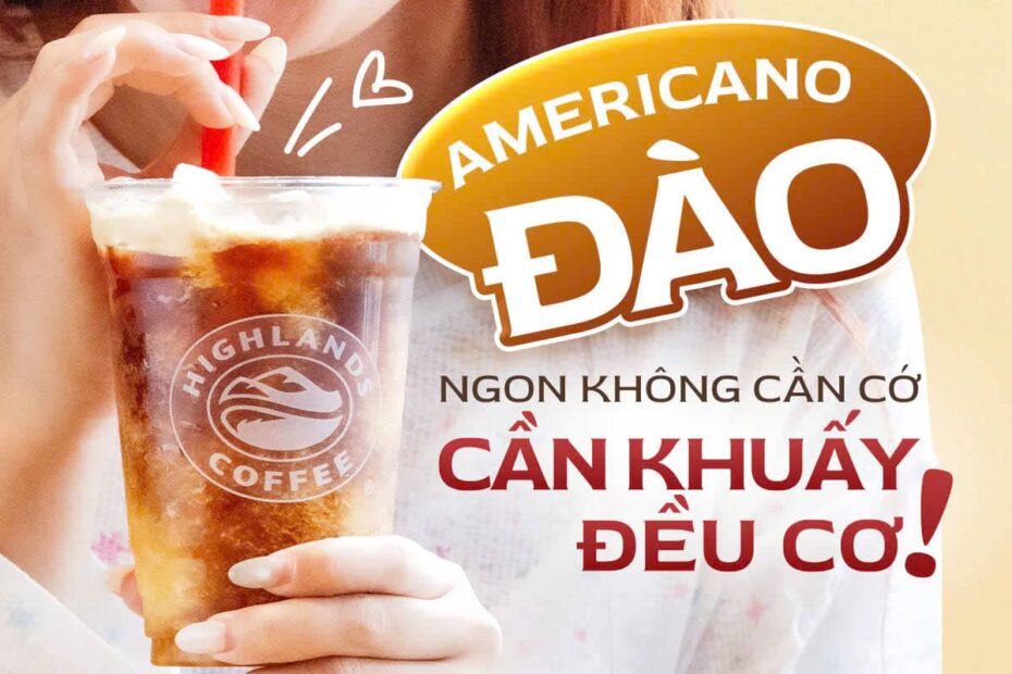 Peach Americano – No reason needed to love it, just remember to stir it!