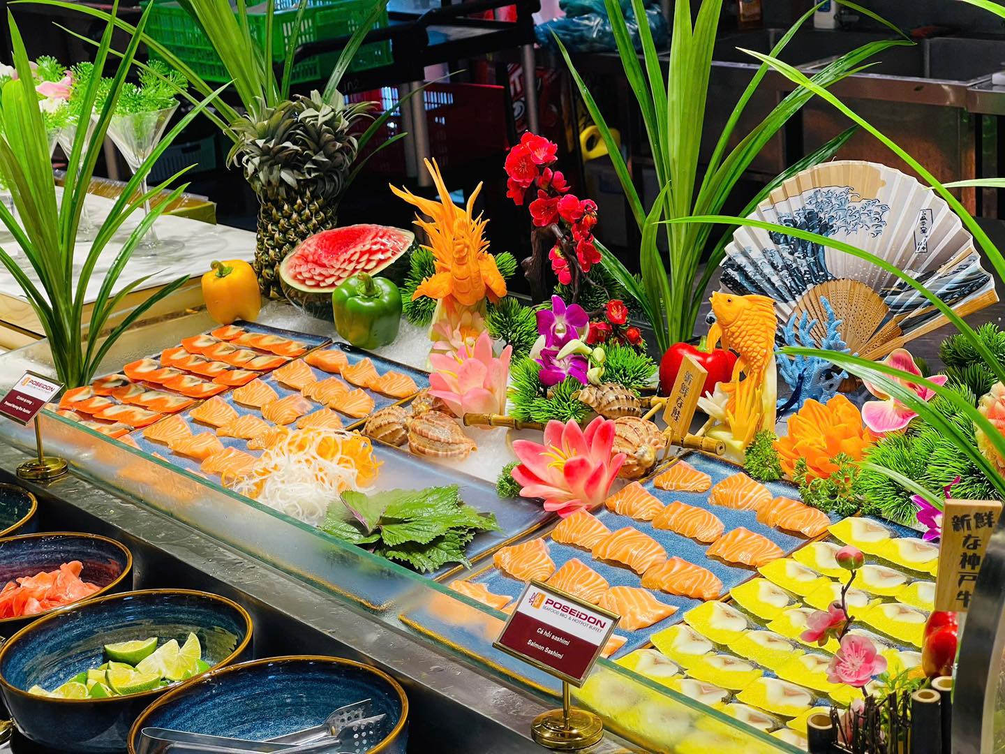 Buffet Poseidon HCM Has Nothing But the Best: Fresh – Variety – Delicious – Worth Every Penny!