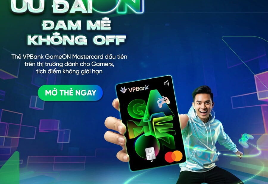 Tranh thủ mở ngay Thẻ VPBank GameON Mastercard (phiên bản T1) trước khi hết slot nhé bạn ơi!