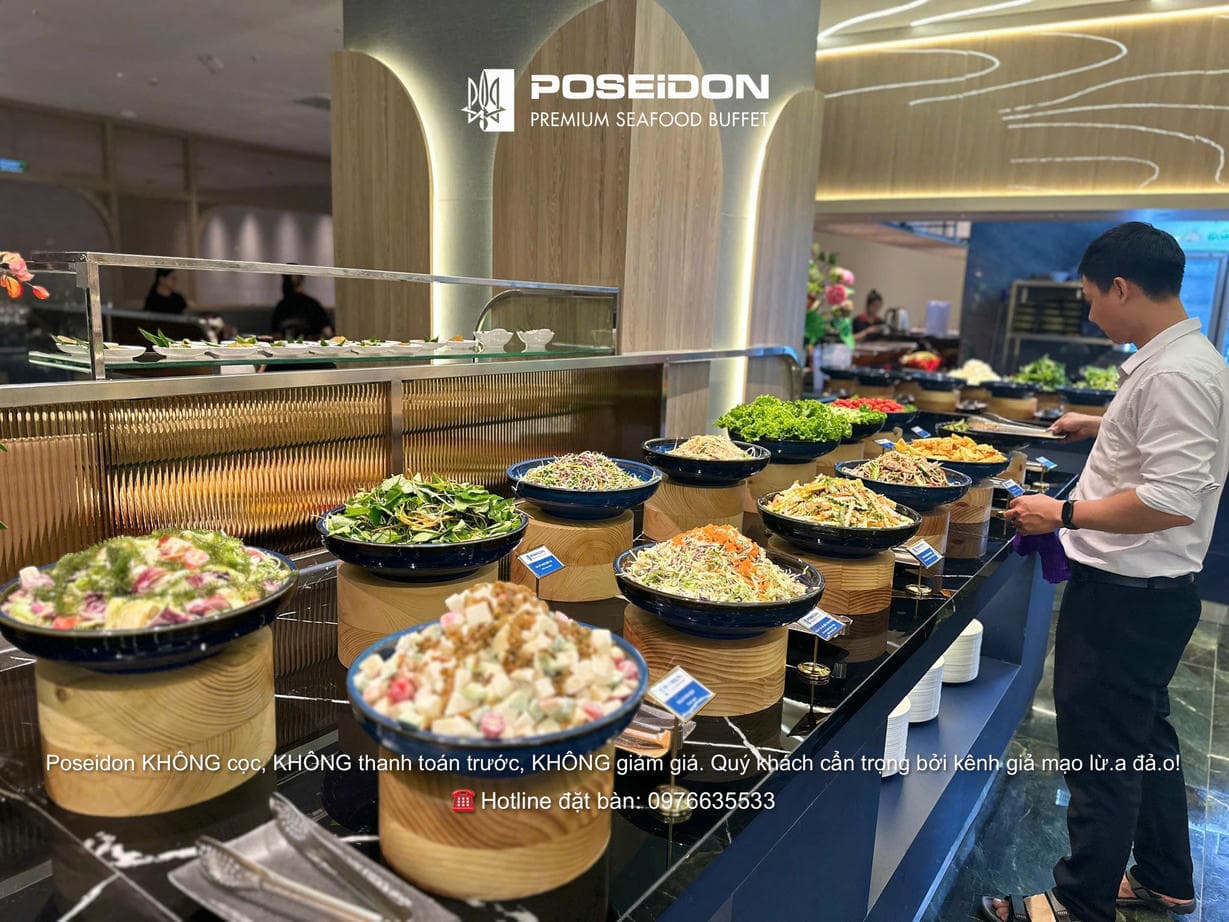 Thử Thách Ăn Sập Hải Sản Tại Buffet Poseidon | Đặt Bàn Ngay