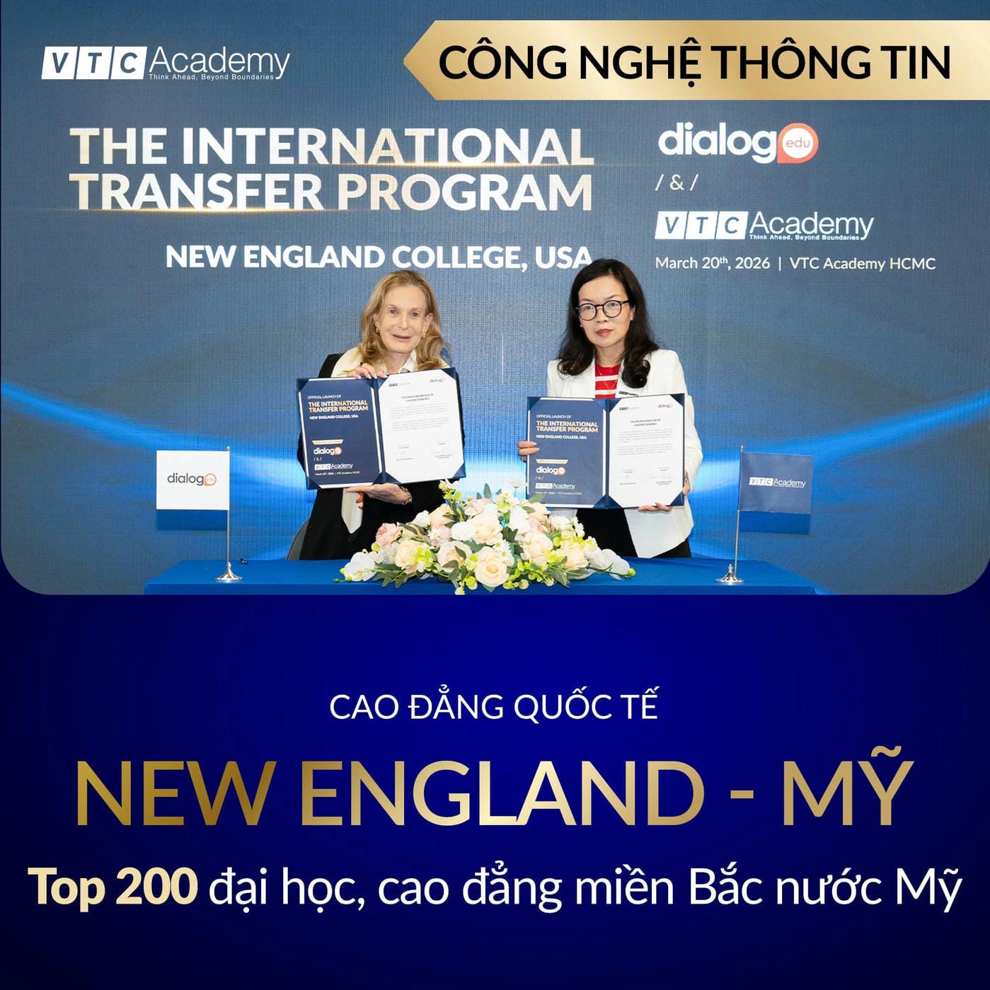 Du Học Chuyển Tiếp VTC Academy – Nhận Bằng Cử Nhân Quốc Tế Chuẩn Global